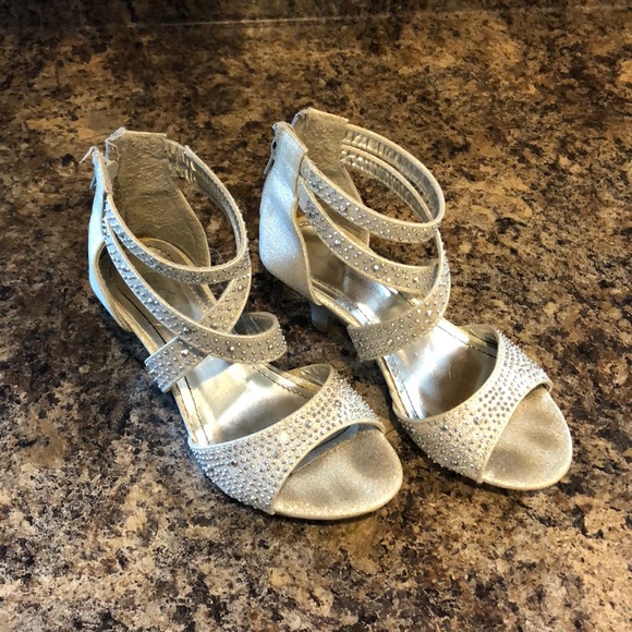girls sparkly high heels